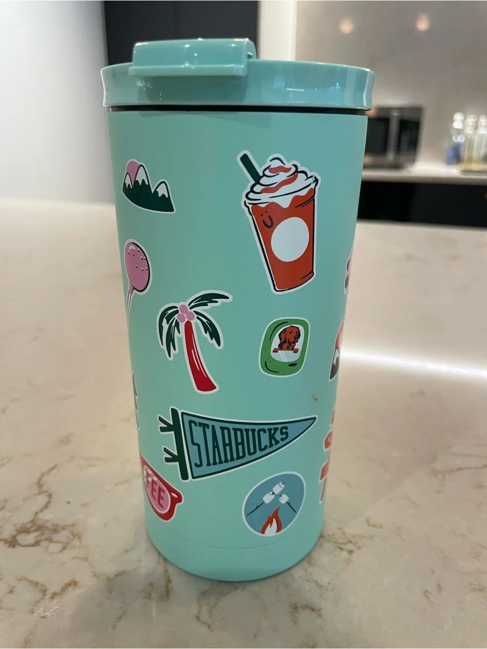 Starbucks 2026 Roadtrip Collection Sticker Travel Tumbler